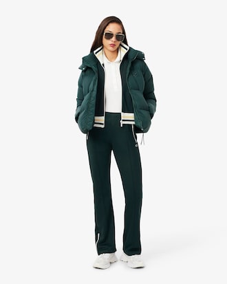 Women's Zip-Up Stripe Accent Sweatshirt