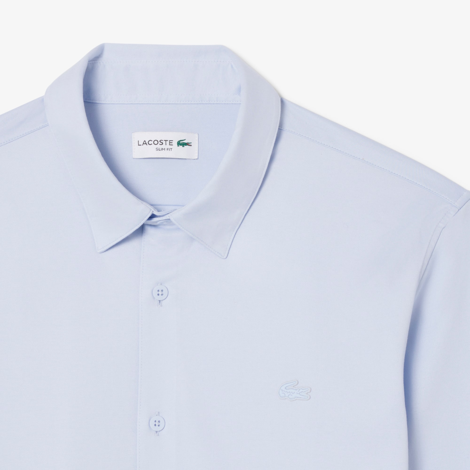 Slim Fit Cotton Blend Shirt