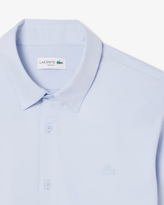 Slim Fit Cotton Blend Shirt