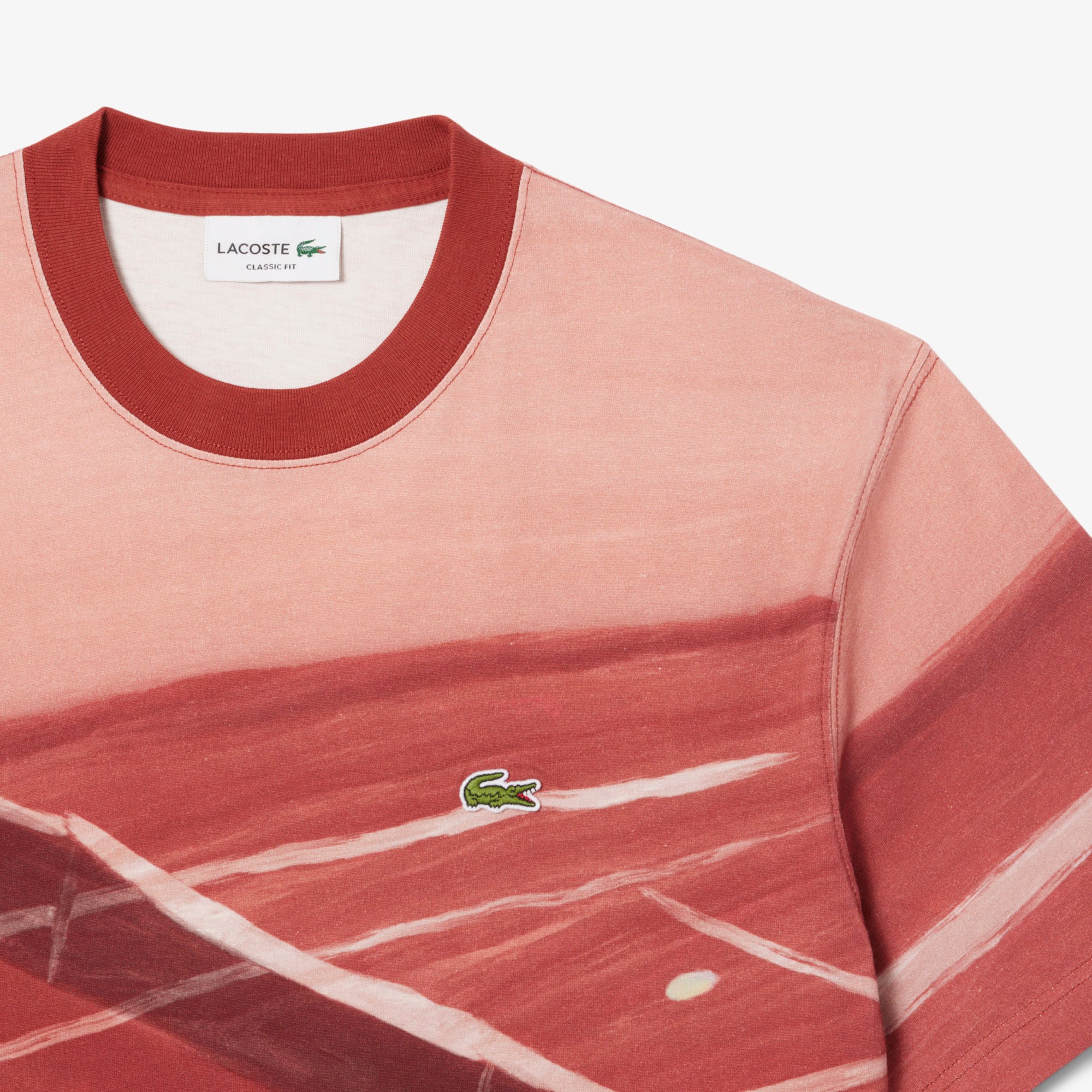 Men's Classic Fit Tennis Print T-Shirt - T-shirts - New In
