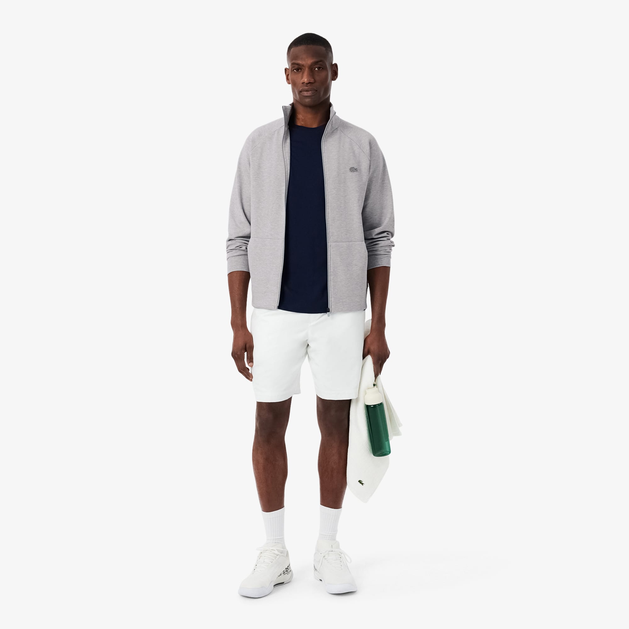 Men's Double Faced Jersey Zip-Up Sweatshirt - Sweaters