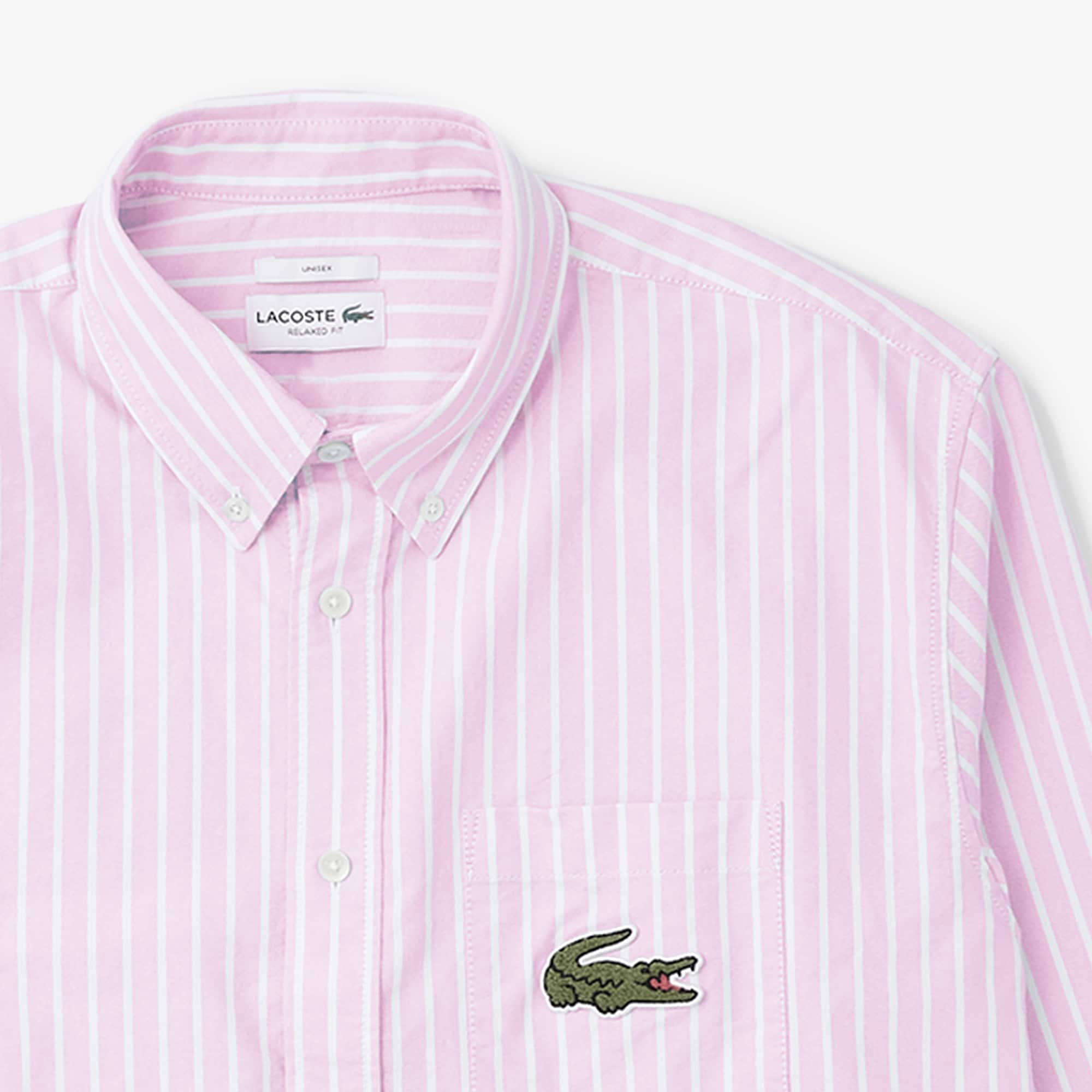Unisex Relaxed Fit Striped Oxford Shirt - Organic Cotton - New In