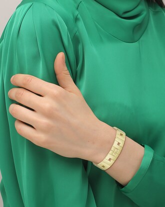 Gold Plated Link Bracelet