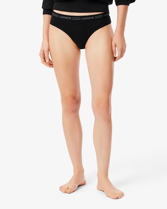 Scallop Waist Microfiber Briefs