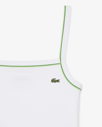 Contrast Accent Cotton Tank Top