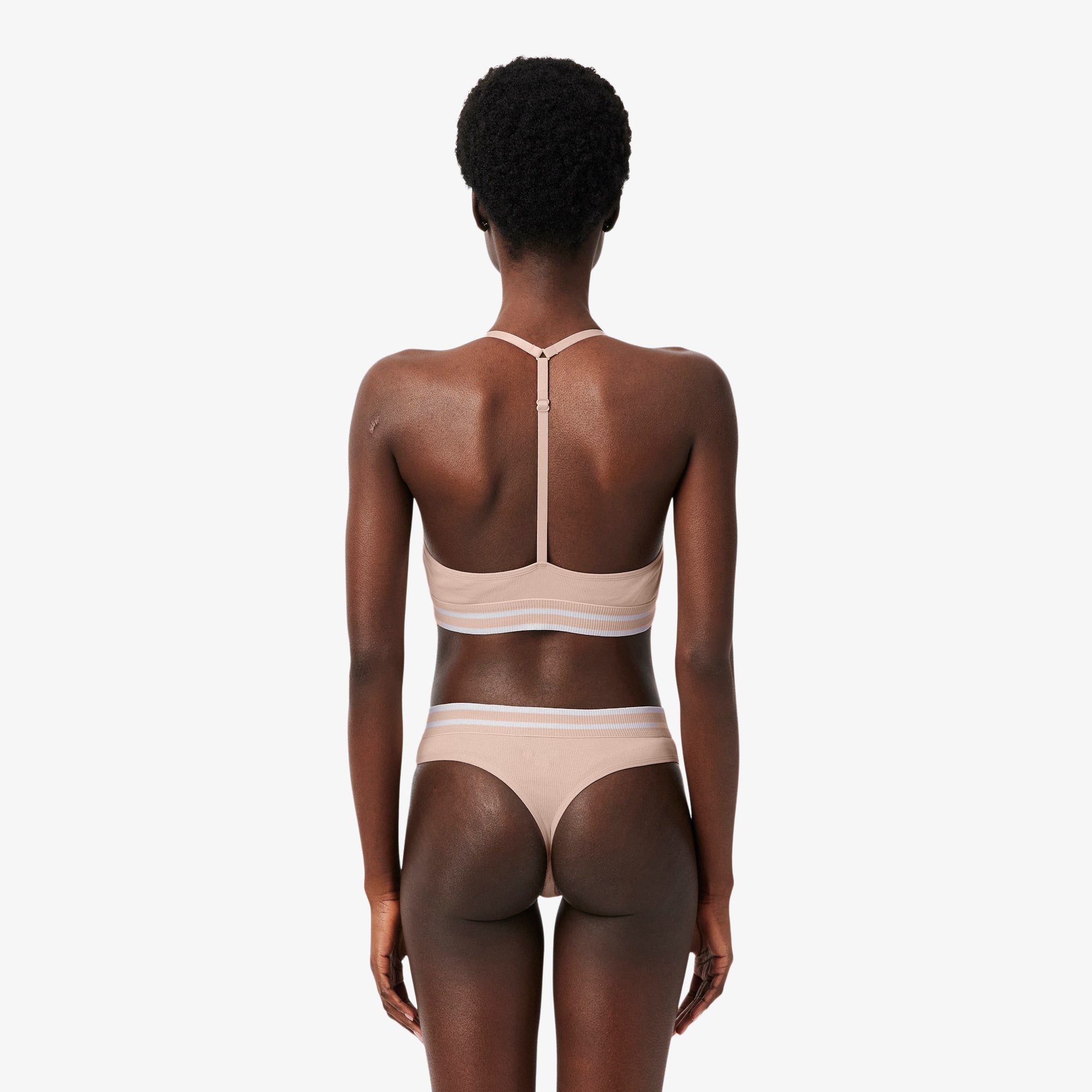 Ribbed Cotton Bralette