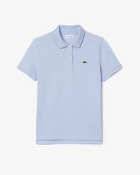 Polo femme regular fit en petit piqué de coton souple