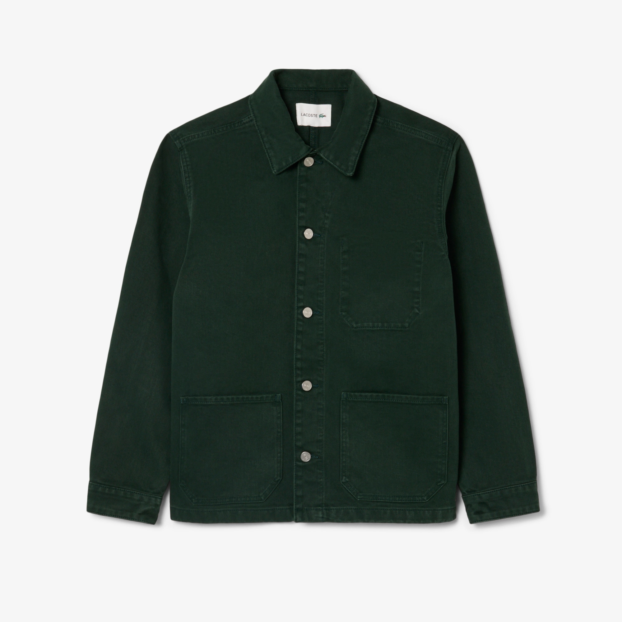 USS2 ウェア23-24 Oblique Placket scheme JKT Denim Overshirt - Button Down Shirts - New In 2026 | Lacoste
