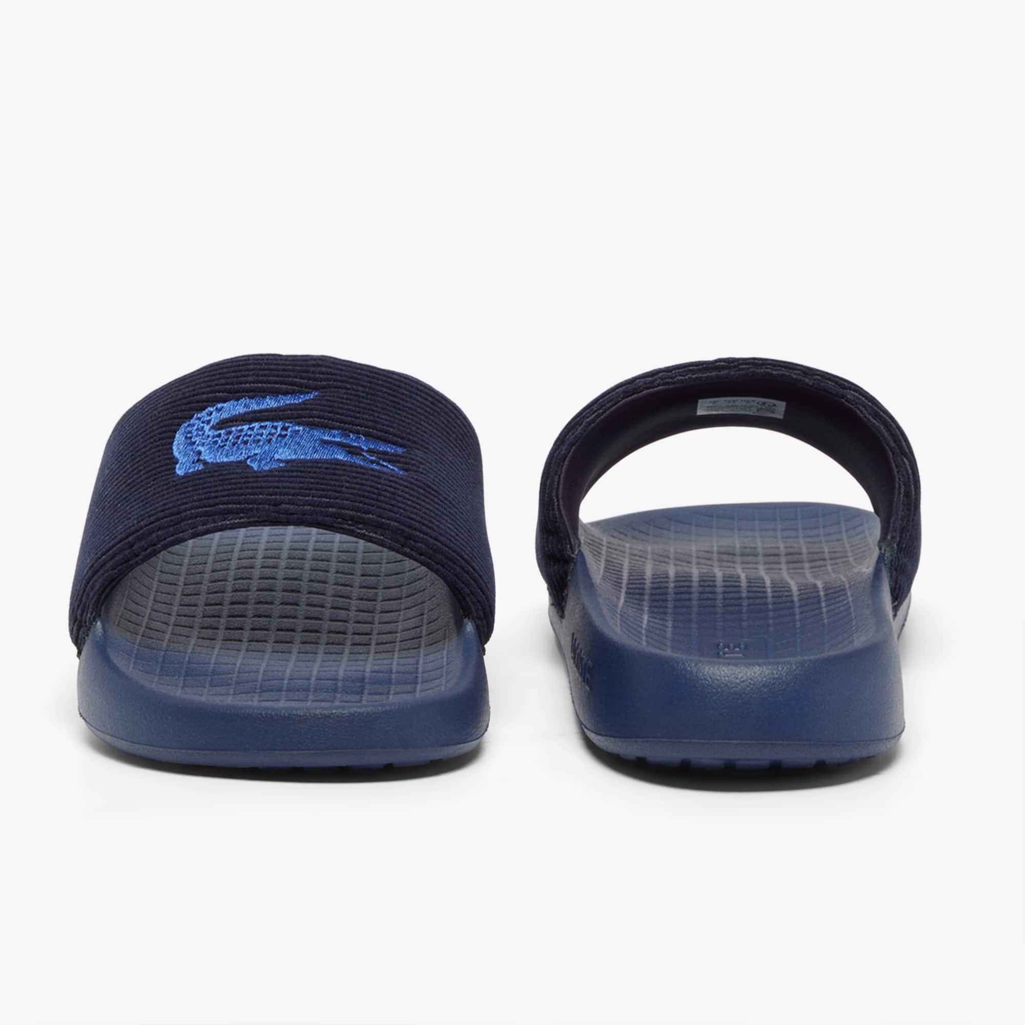 ★LACOSTE★ Men's Serve Slide Navy RZ9021M55G092 Men's Serve Slide 1.0 - Slides - New In 2025 | Lacoste