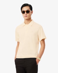 Men's Paris Classic Fit Open Neck Embroidered Polo