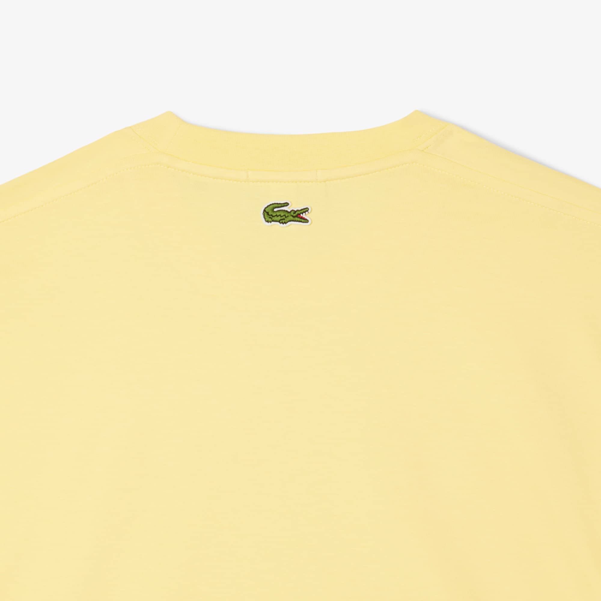 Tシャツ・カットソー LACOSTE Men T-shirt Yellow PH0740 GZI Tシャツ・カットソー LACOSTE Men T-shirt Yellow PH0740 GZI