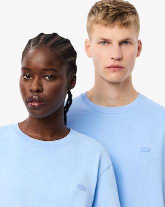 Unisex Washed Effect Heavy Cotton T-Shirt