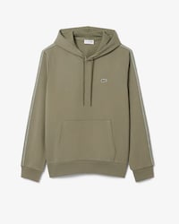 Logo Stripe Zipped Hoodie