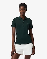 Women's L.12.D Slim Fit Stretch Mini Piqu&eacute; Polo