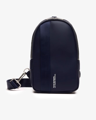 Sacoche compacte homme en refente de cuir de vachette