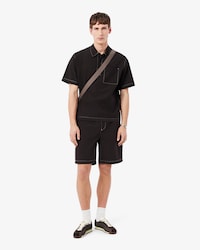 Relaxed Fit Poplin Shorts