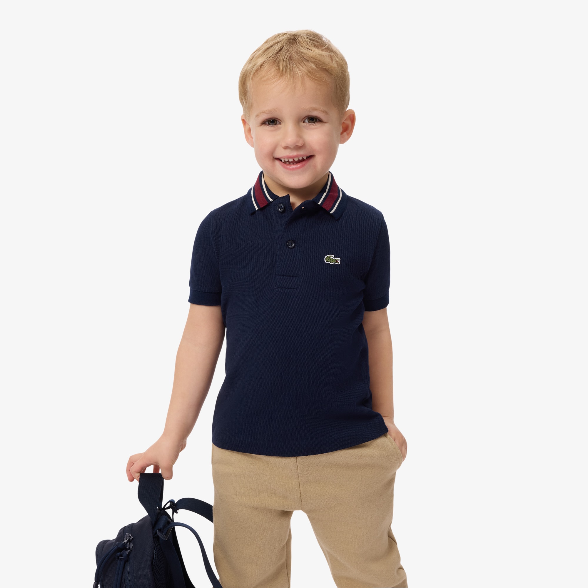 Lacoste Petit Piqué Polo - 6 Years In Blue