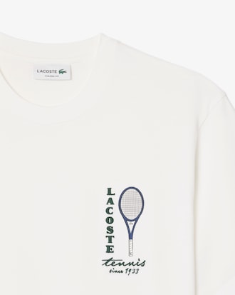 Playera de Tejido Jersey de Algod&oacute;n con Bordado y Estampado