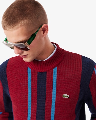 Men's Archive Edition High-Neck Striped Sweater