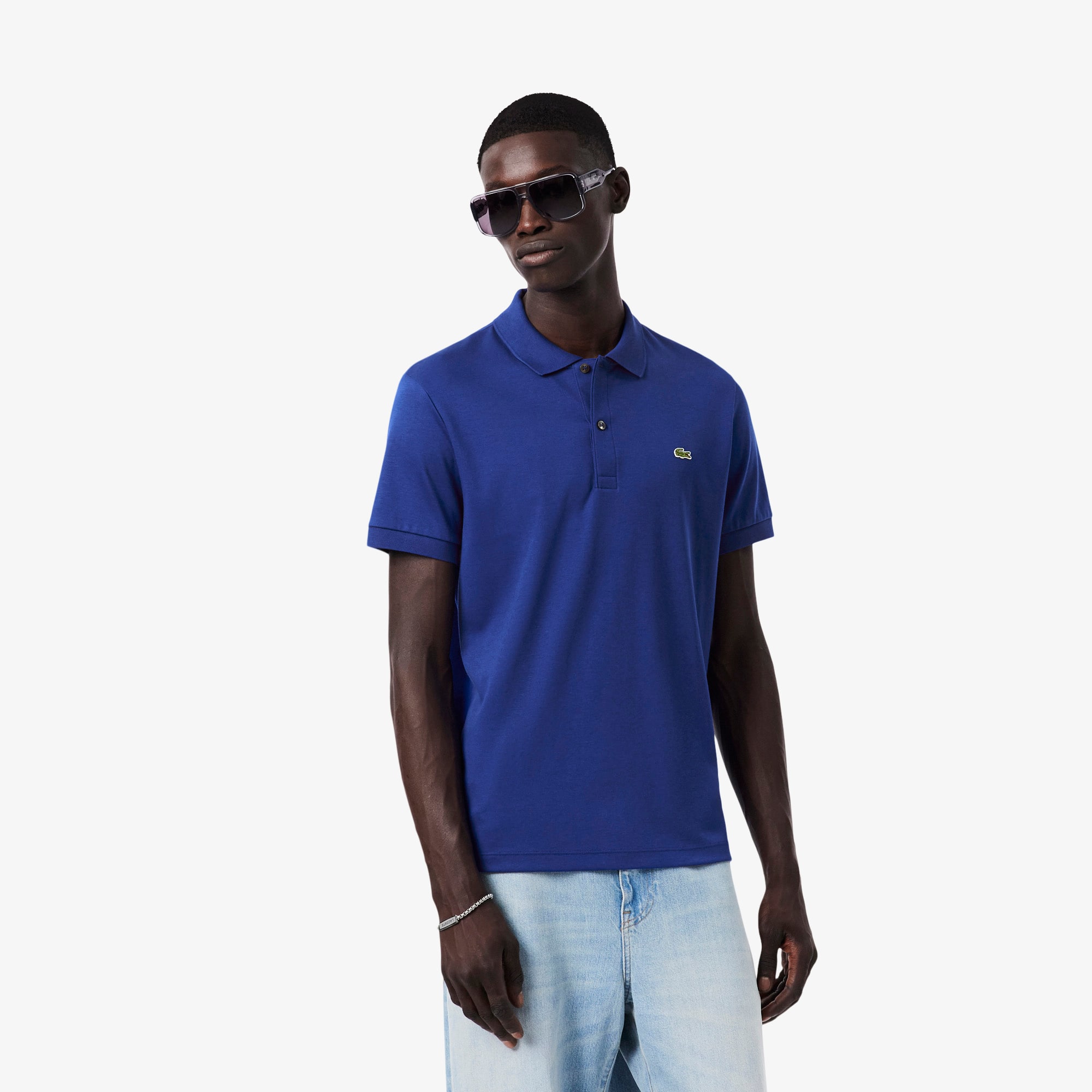 Lacoste Men's Regular-Fit Cotton Polo Shirt - Bdm Cosmic