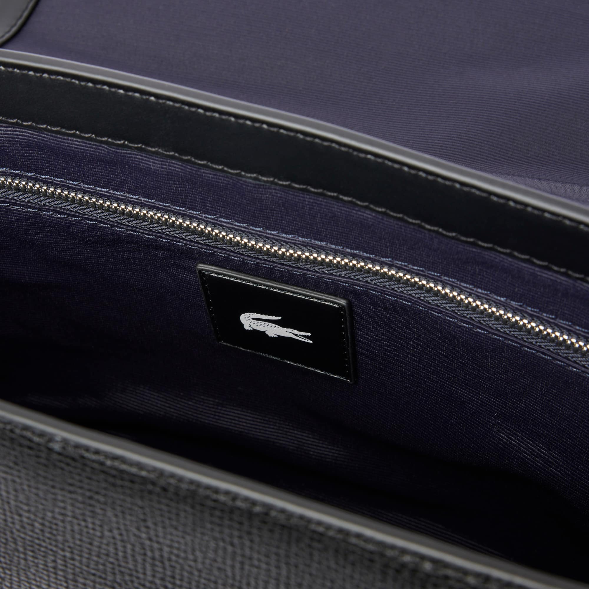 Ossian Flap Close Leather Satchel - Bags - New In 2026 | Lacoste