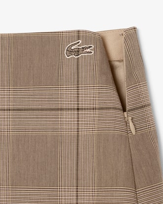 Women's Water-Repellent Plaid Skirt