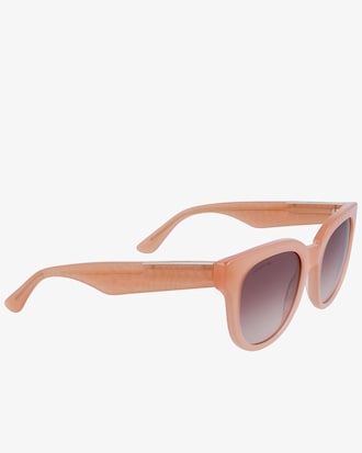 Women's Croco Skin Oval Acetate Glasses