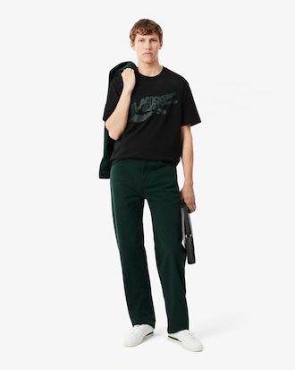 Playera de Algod&oacute;n Estampada de Corte Cl&aacute;sico