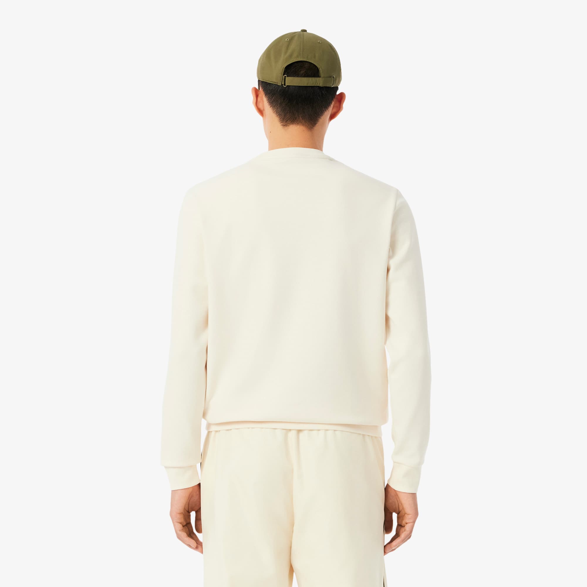LACOSTE ホワイト トレーナー US L Lacoste logo-patch Sweatshirt | White | FARFETCH
