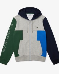 Men's Colorblock Zip-Up Fleece Hoodie