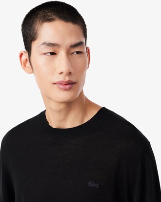 Cashmere Blend Crew Neck Sweater