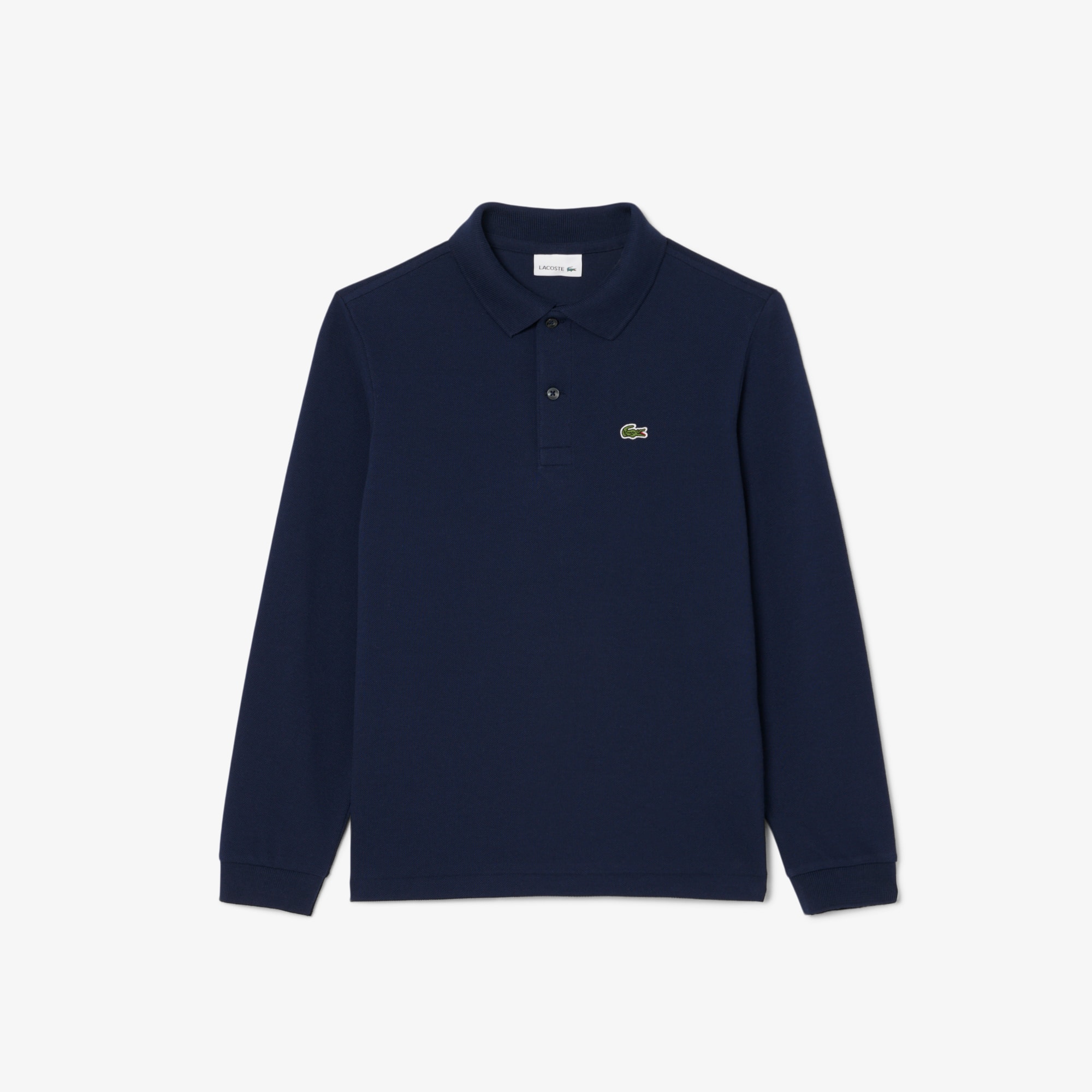 Lacoste Boys' Long Sleeve Piqué Polo - 16 Years In Blue