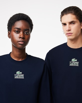 Unisex Signature Print Fleece Sweatshirt