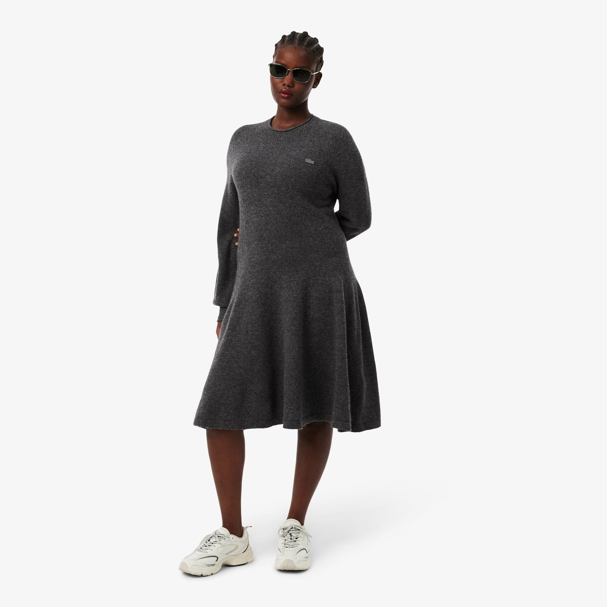 Women's Short Seamless Wool Dress - Dresses - New In 2026 | Lacoste
