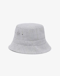 Unisex Double Face Plaid Cotton Bucket Hat