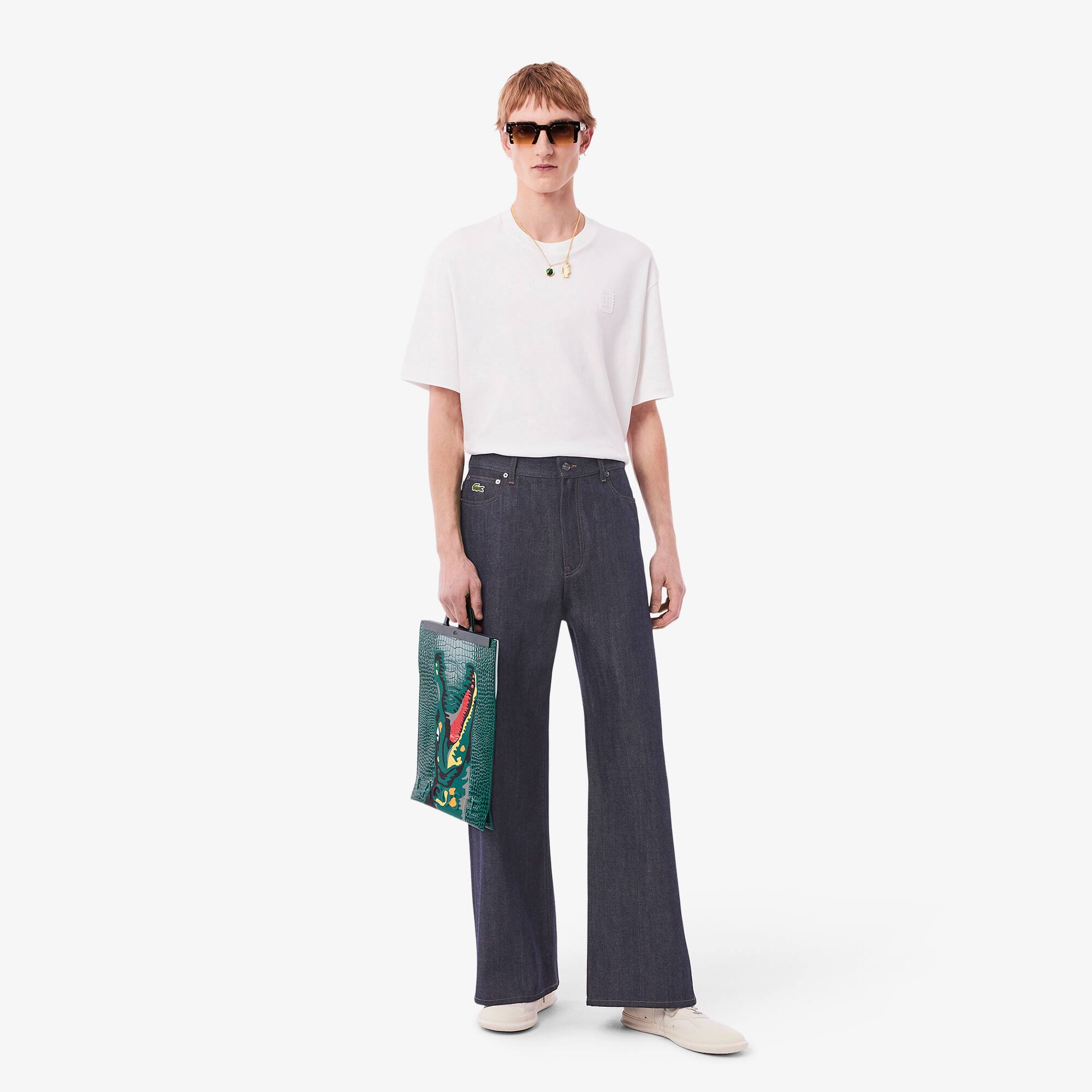Men's Runway Wide Leg Selvedge Jeans - Pants - New In 2026 | Lacoste