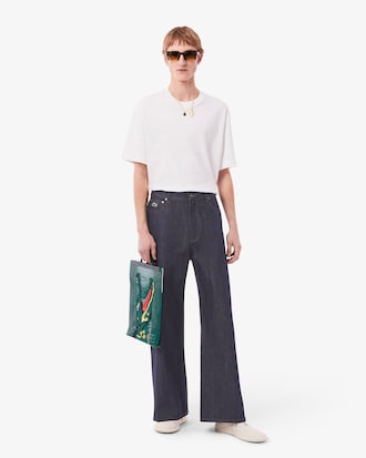 Men's Runway Wide Leg Selvedge Jeans