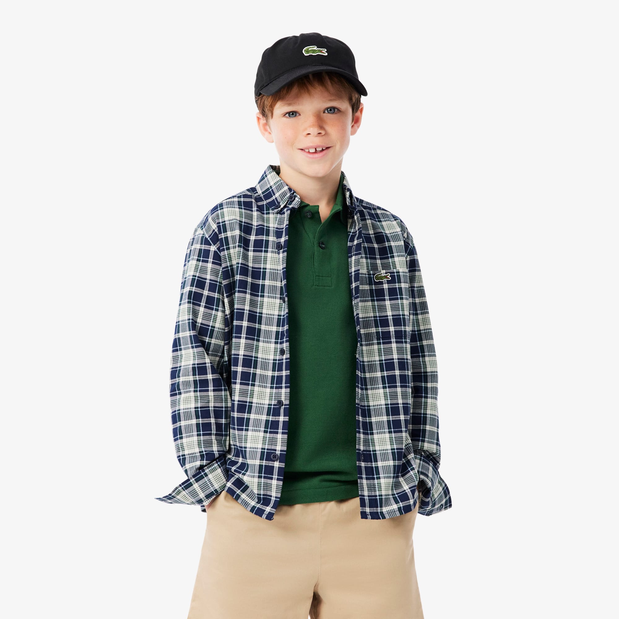 Oxford Cotton Plaid Shirt