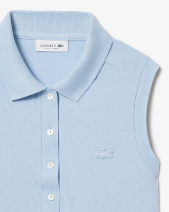 Polo El&aacute;stico Sin Mangas L.12.D Slim Fit Para Mujer