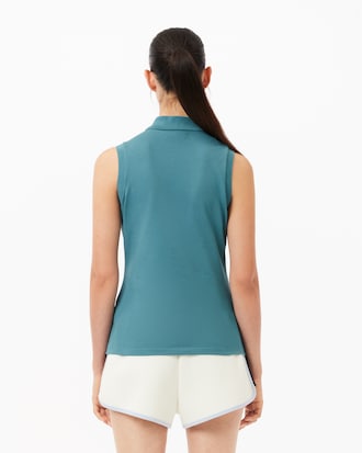 Women's Slim Fit L.12.D Sleeveless Stretch Polo