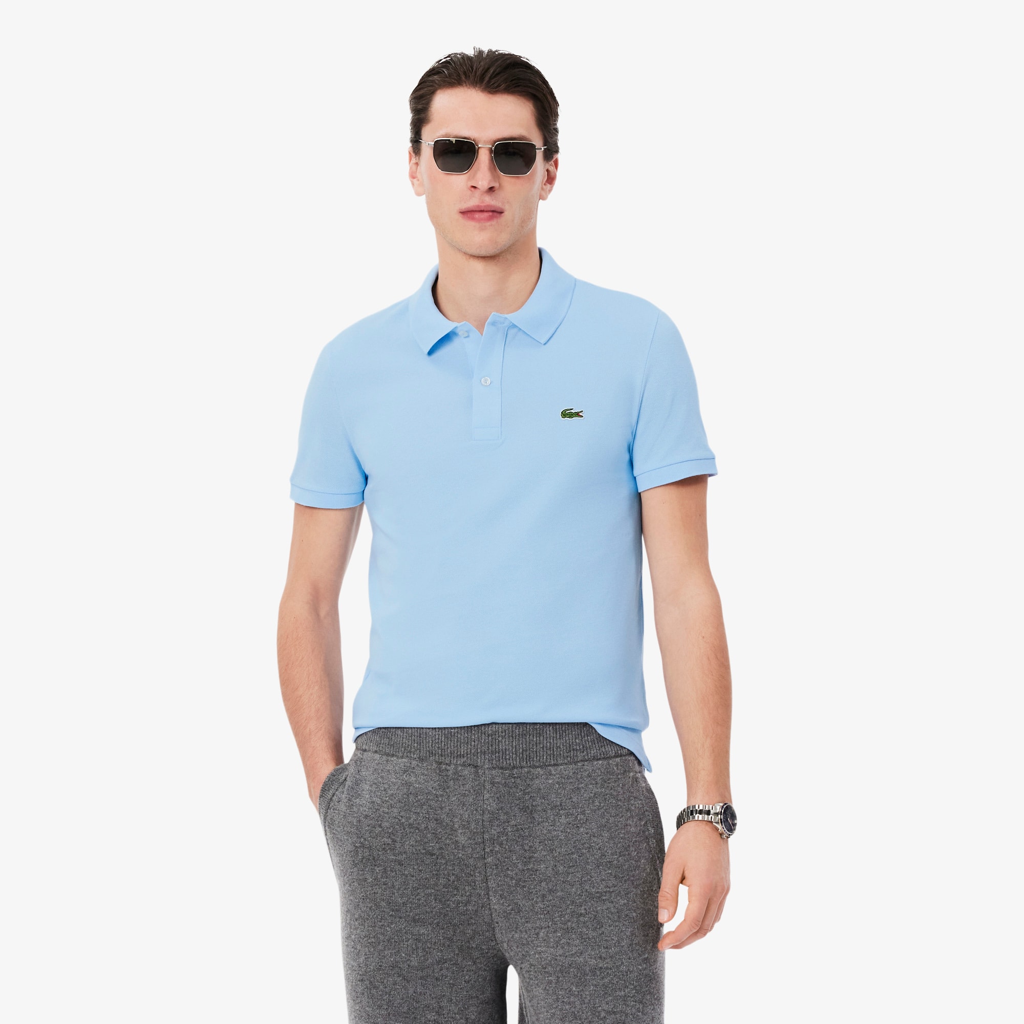 Men's Slim Fit L.12.12 Piqué Polo - Polo Shirts - New In