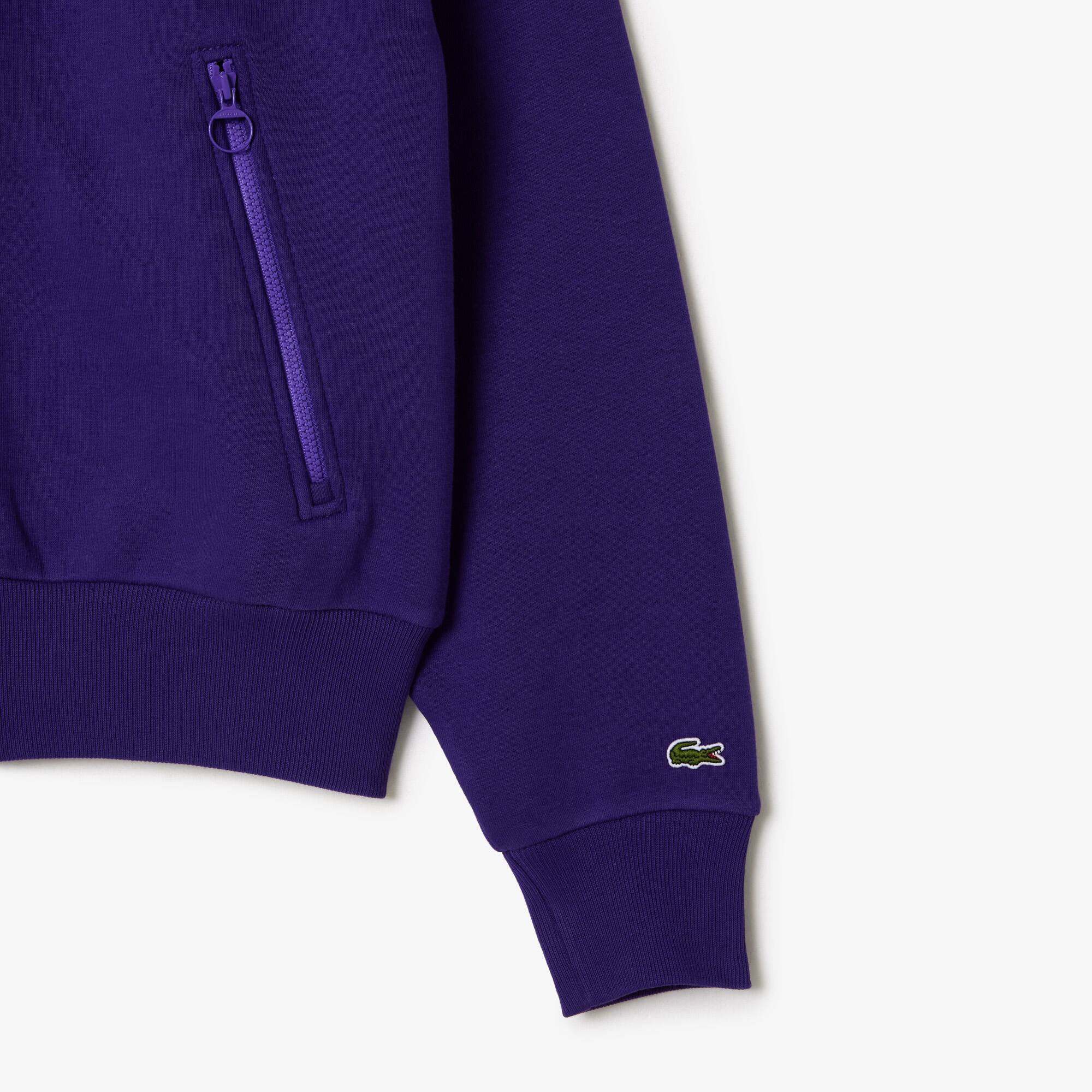 Women's Zip-Up Cotton Sweatshirt - Sweaters & Sweatshirts