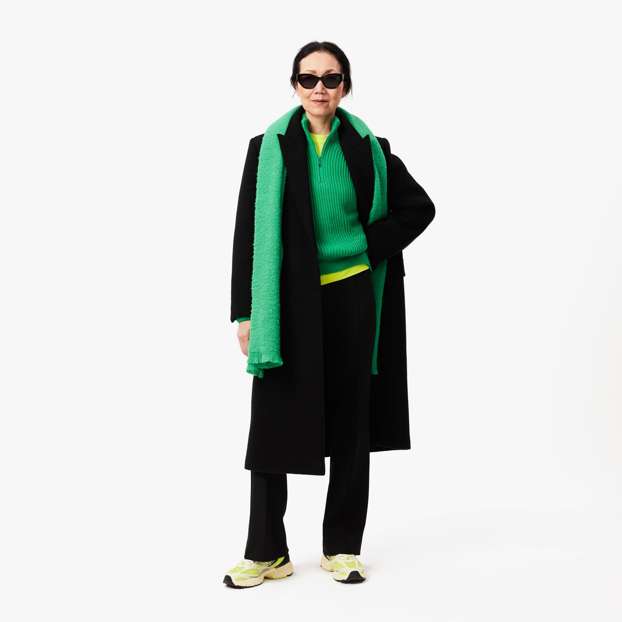 鮮やかな【LACOSTE】カラーブロック ウィンドブレーカー 24SS 鮮やかな【LACOSTE】カラーブロック ウィンドブレーカー 24SS