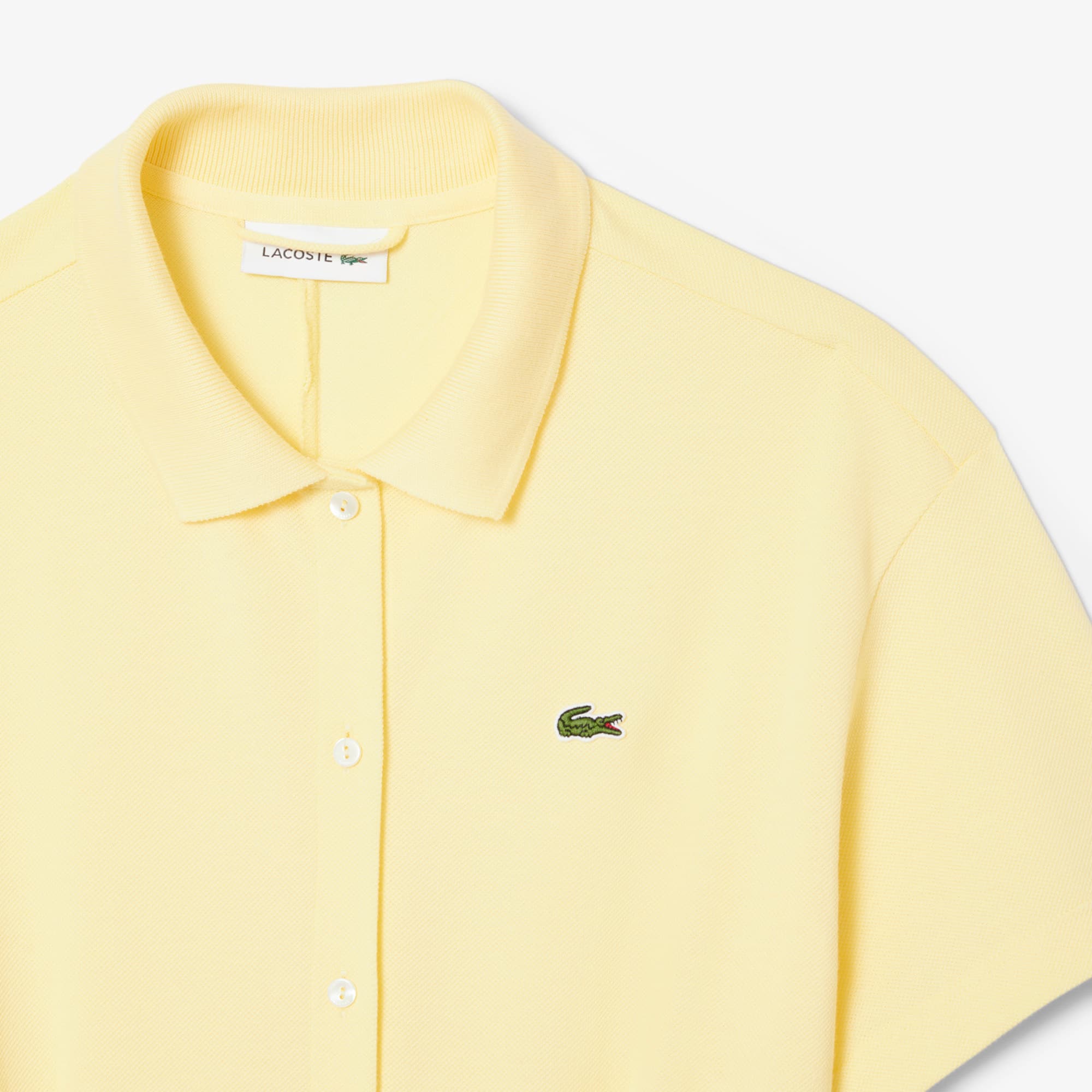 【LACOSTE】 ★ Fit & Flare Belted Polo Dress ★ Cotton 100% Women's Cotton Piqué Belted Polo Dress - Dresses & Skirts