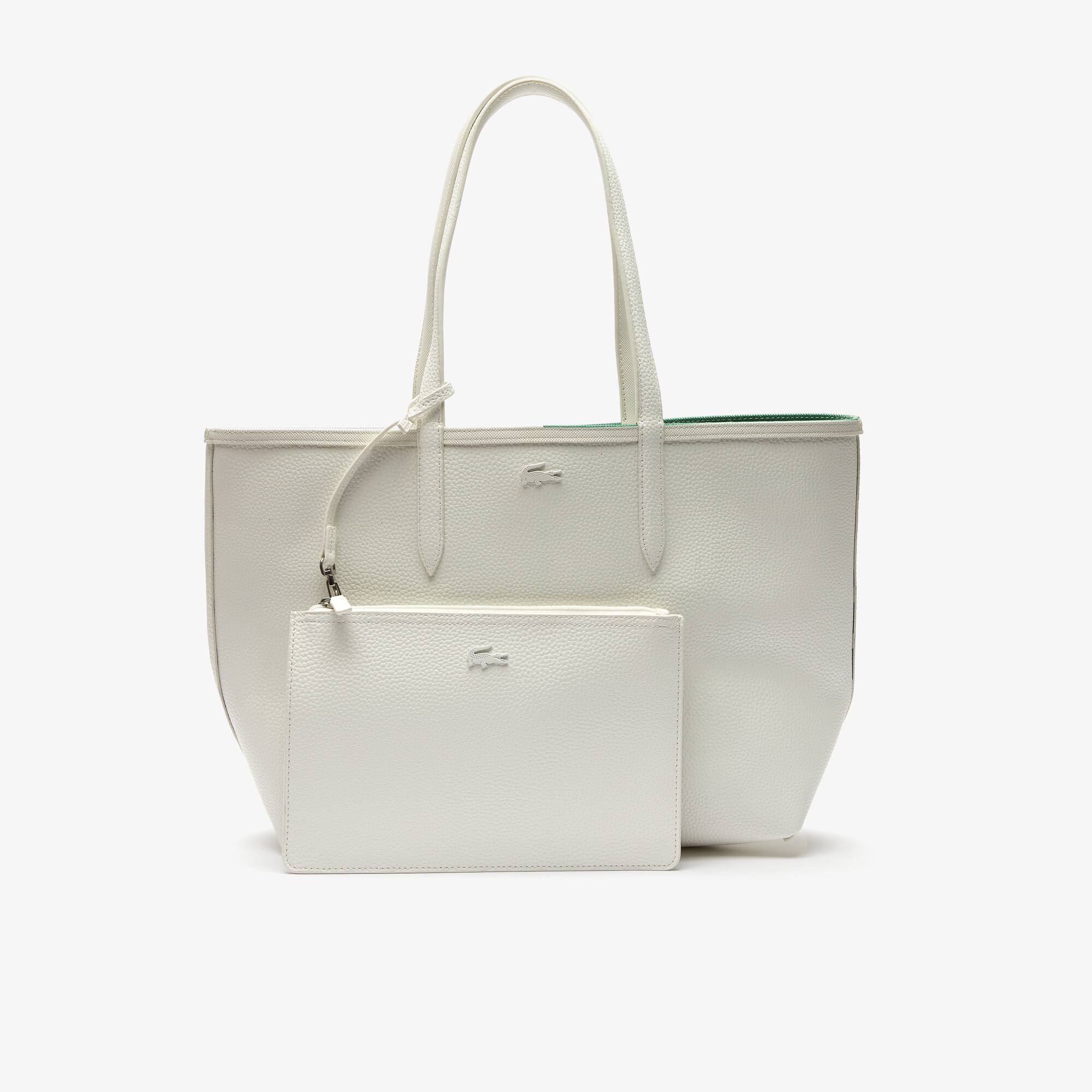 Women's Anna Reversible Striped Petit Piqué Tote - Bags