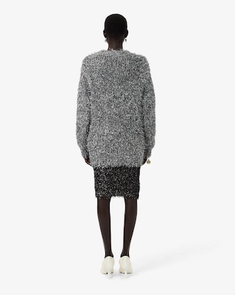 Runway Lurex Knit Skirt