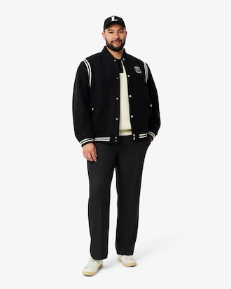 Pantalones de traje de pierna recta para hombre