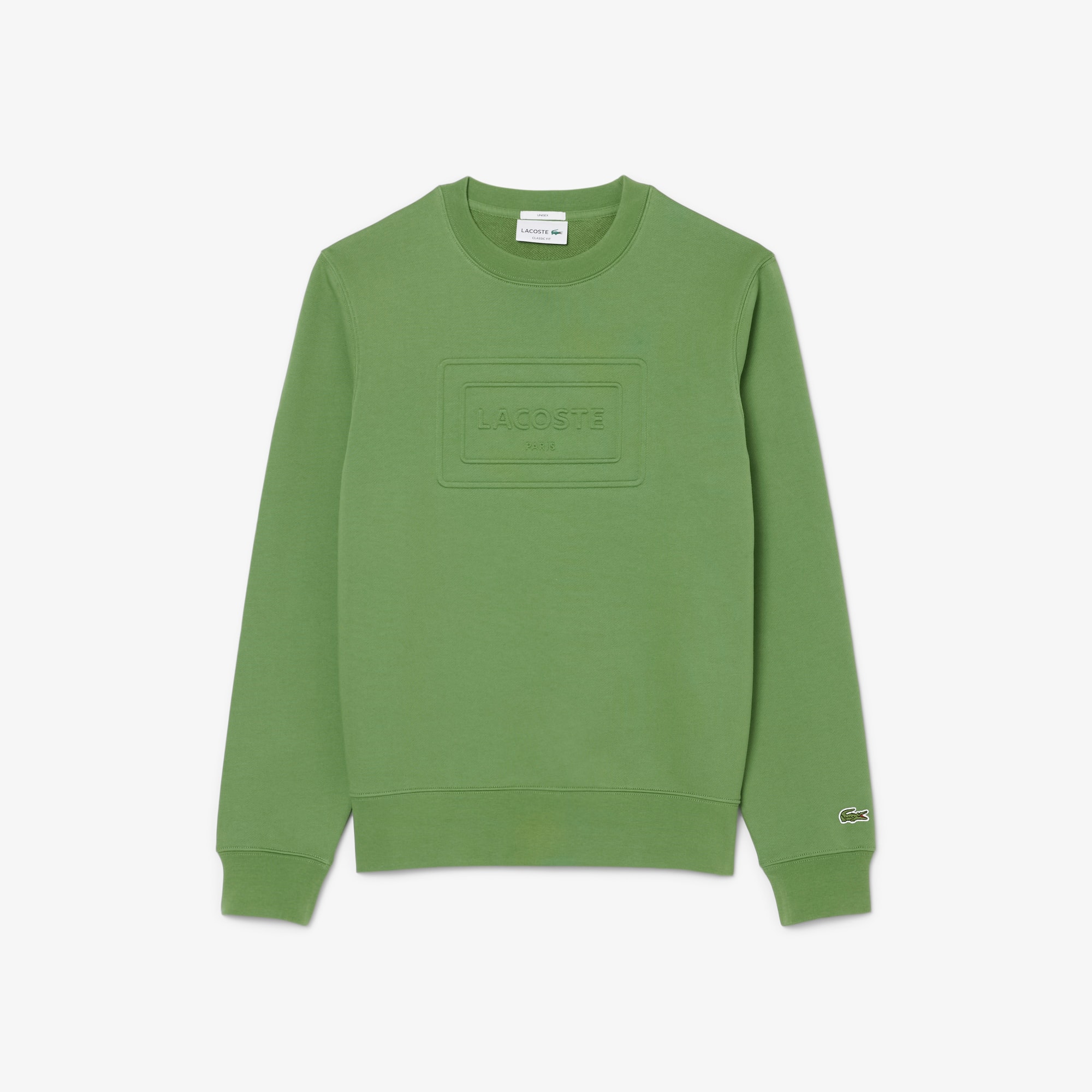 Embossed Fleece Sweatshirt