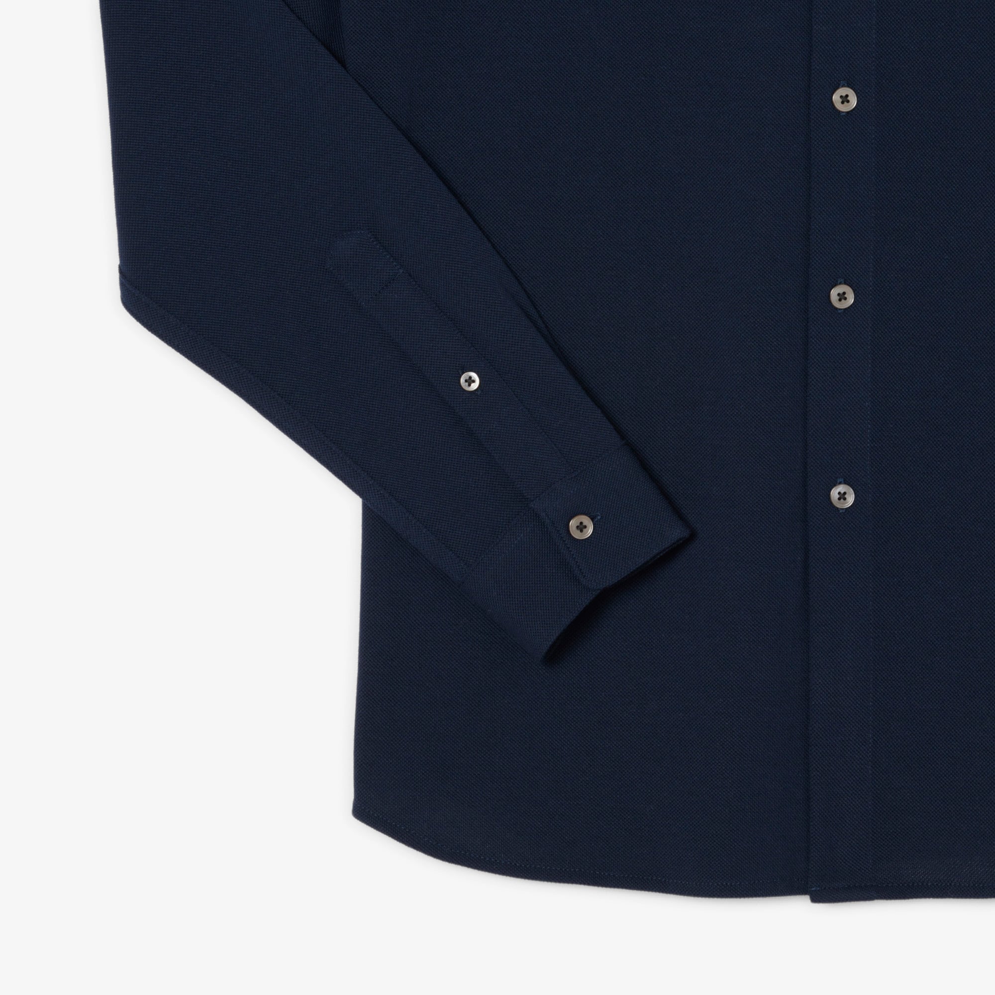 Men's Slim Fit Cotton Piqué Shirt