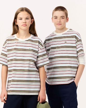 Kids' Striped Heavy Cotton T-Shirt